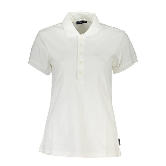 North Sails White Cotton Women Polo North Sails