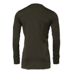 Dolce & Gabbana Dark Green Long Sleeves Crew Neck T-shirt