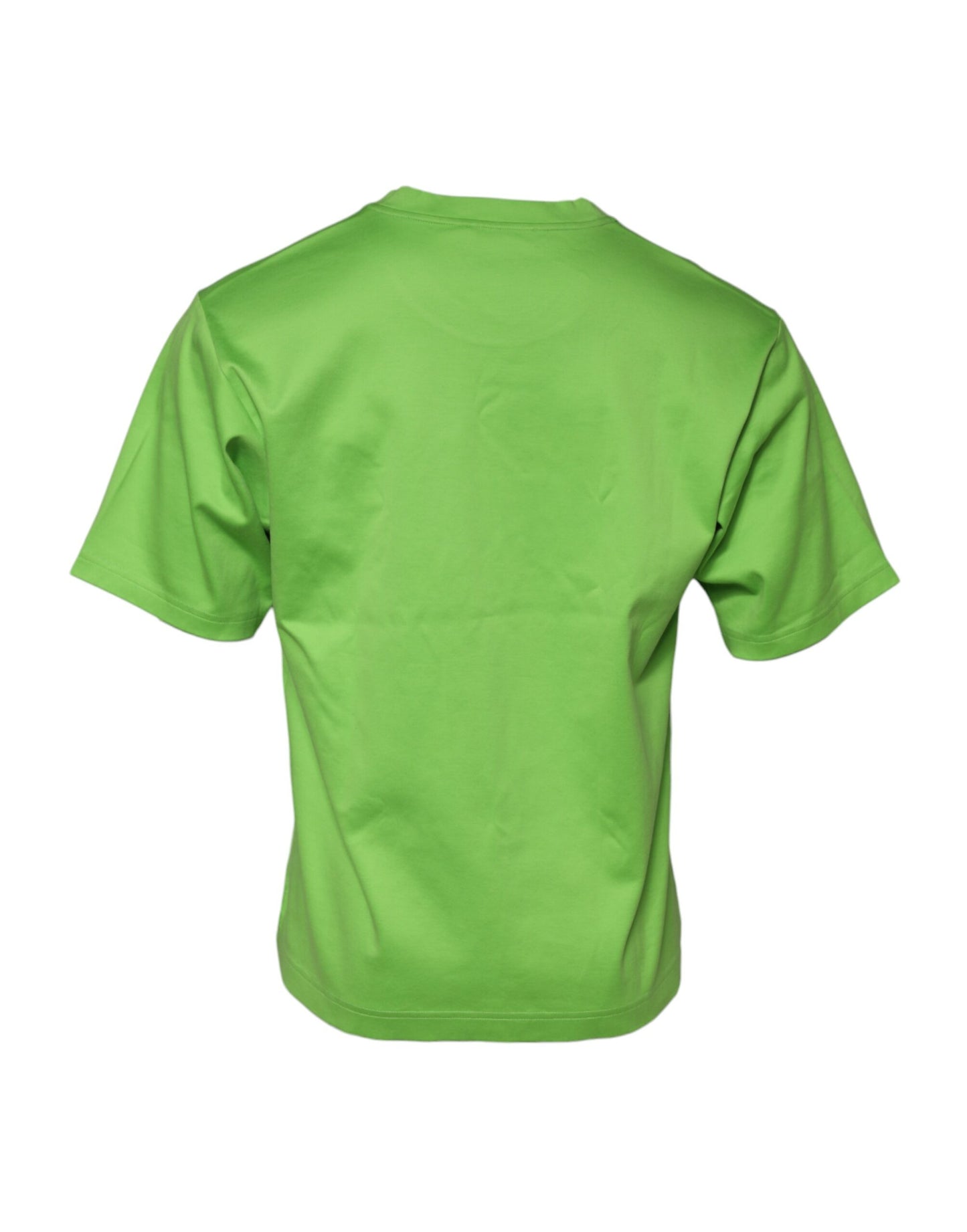 Dolce & Gabbana Green Graphic Printed Round Neck T-shirt Dolce & Gabbana