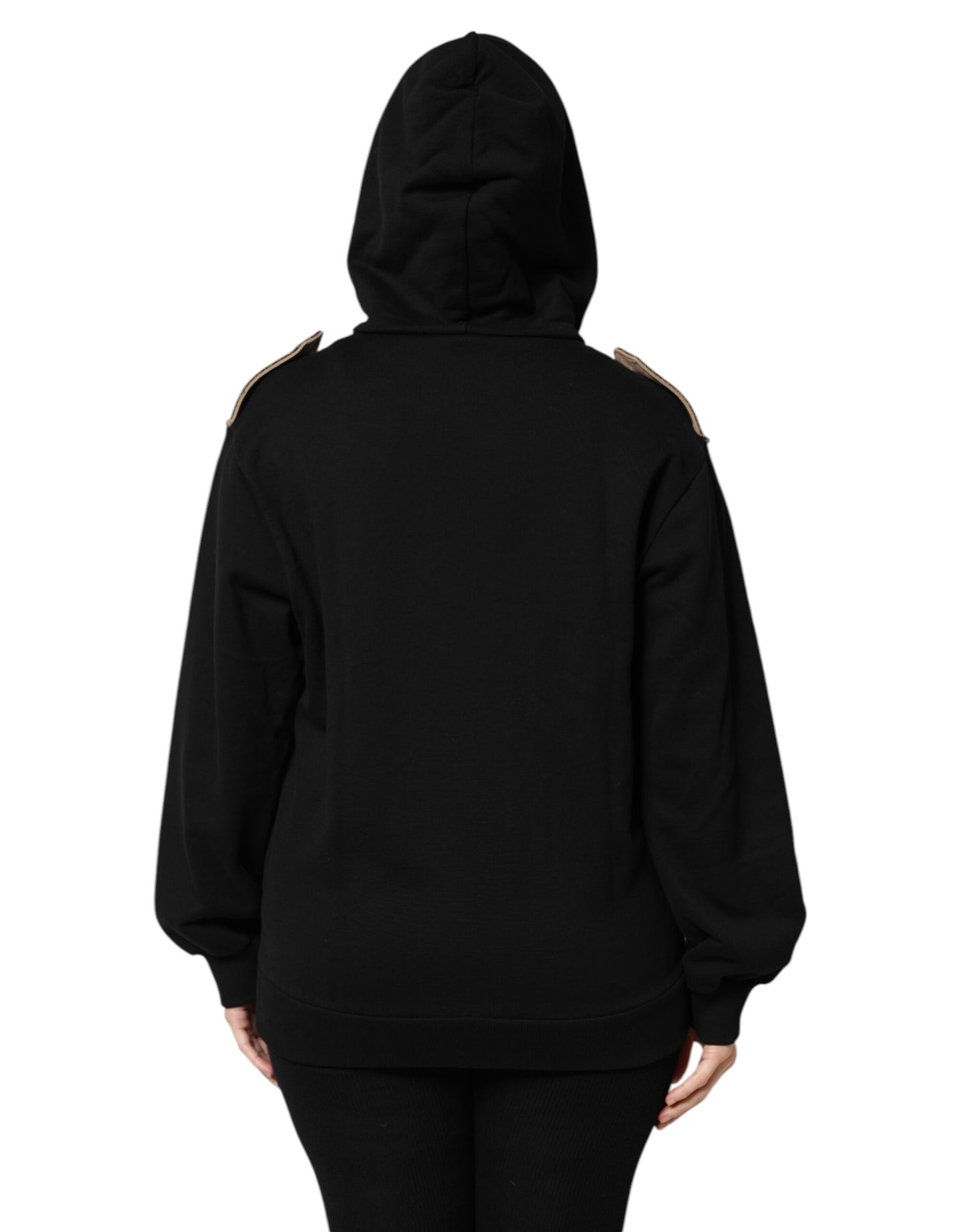 Dolce & Gabbana Black Logo Hooded Full Zip Sweatshirt Jacket Dolce & Gabbana