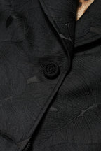 Dolce & Gabbana Black Single Breasted Trench Coat Jacket