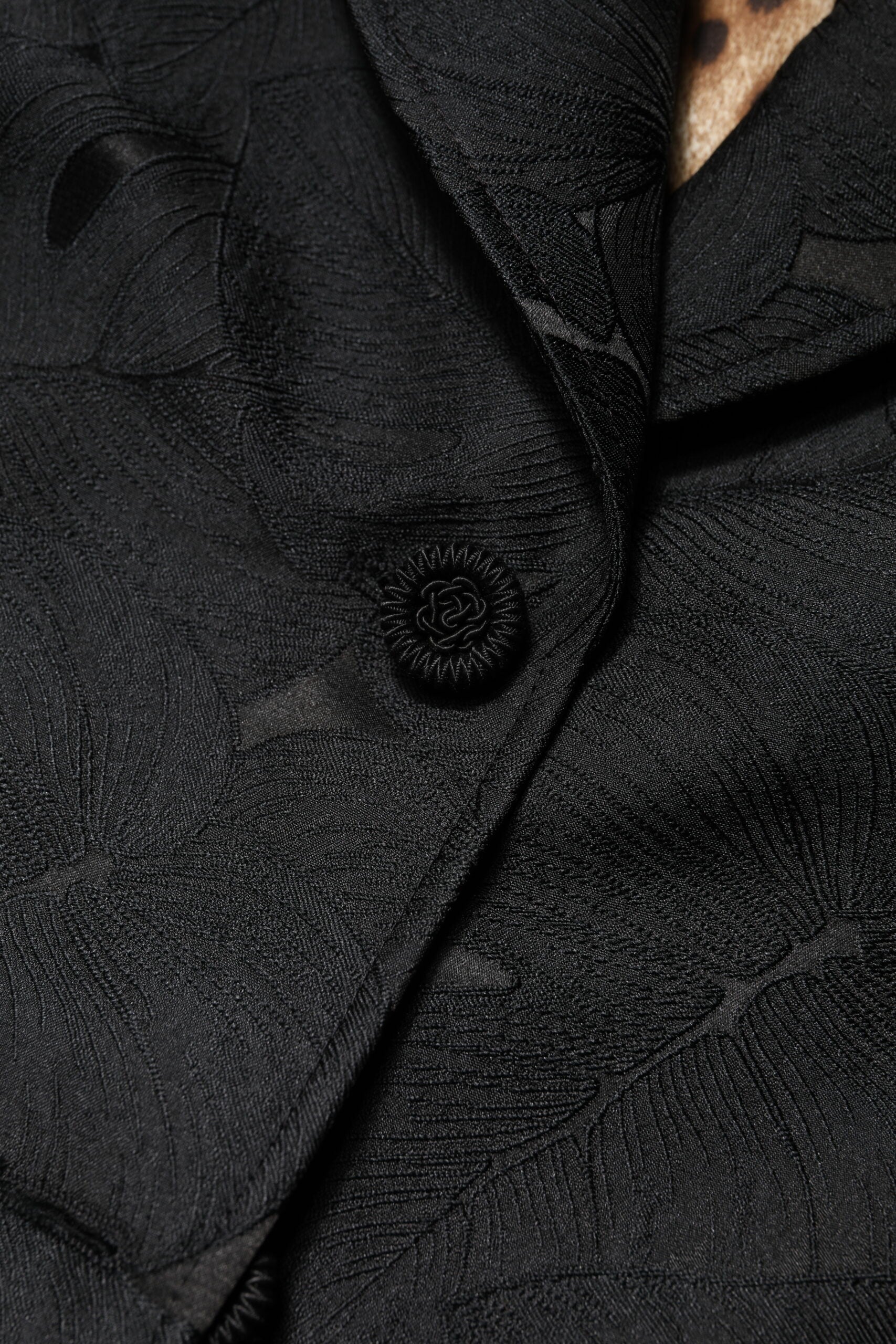 Dolce & Gabbana Black Single Breasted Trench Coat Jacket Dolce & Gabbana
