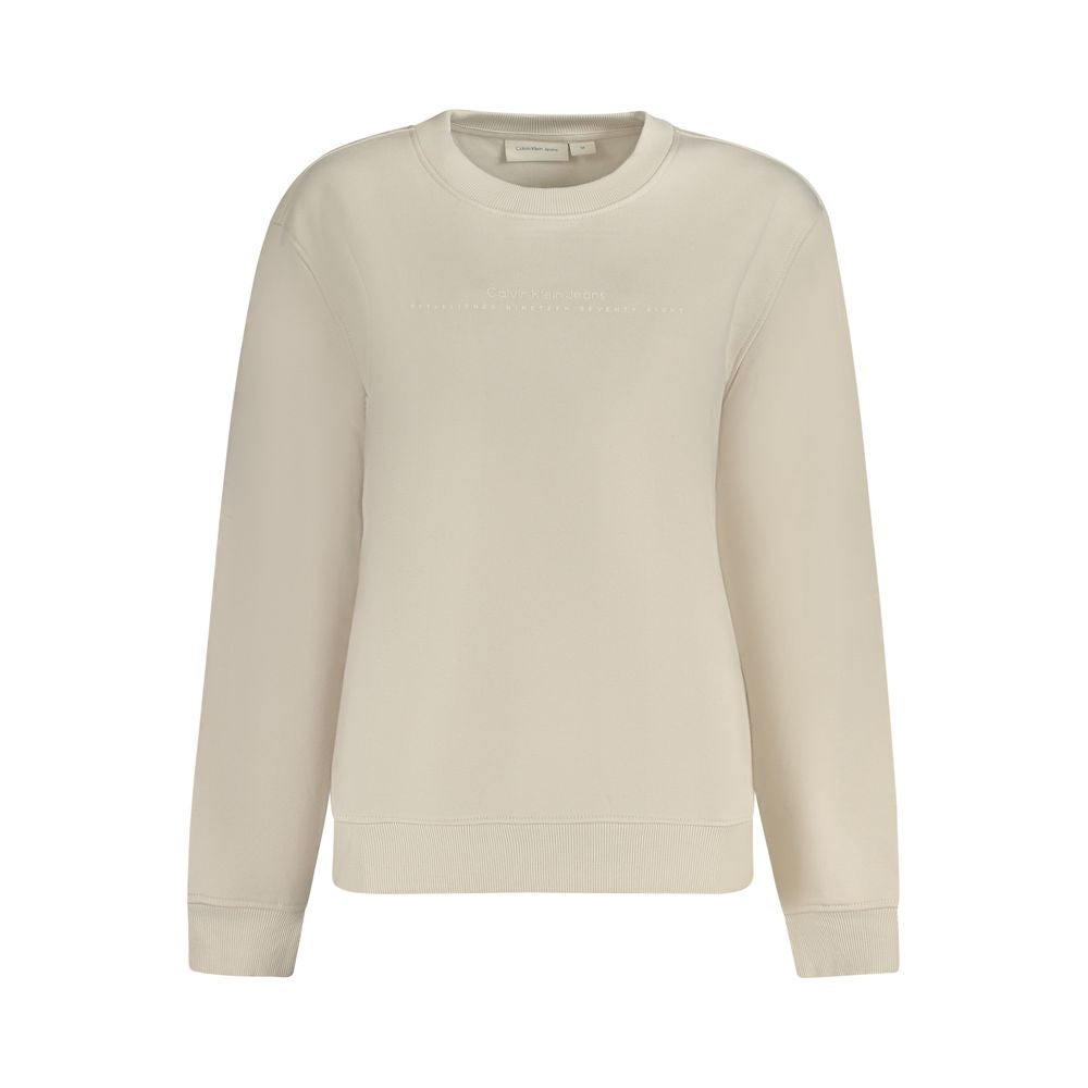 Calvin Klein Beige Cotton Women Sweater Calvin Klein