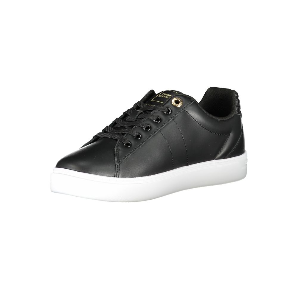 Tommy Hilfiger Black Polyester Sneaker Tommy Hilfiger