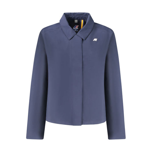 K-WAY Blue Polyester Women Jacket K-WAY