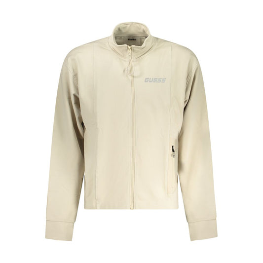Guess Jeans Beige Cotton Men Sweater Guess Jeans