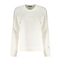 North Sails Bianco cotton women's sweatshirt with a relaxed fit and crew neckline, featuring subtle branding and soft fabric.
