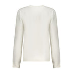 North Sails Bianco cotton women's sweatshirt with crew neckline, featuring a relaxed fit and subtle branding.