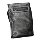 Calvin Klein Nero polyester men's shoulder bag with adjustable strap and minimalist design, suitable for everyday use.