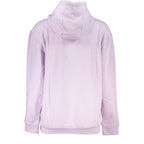 Cavalli Class Viola polyester women's sweatshirt with a relaxed fit and stylish design, perfect for casual wear.