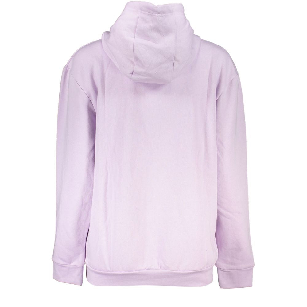 Cavalli Class Viola polyester women's sweatshirt with a relaxed fit and stylish design, perfect for casual wear.