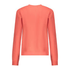 North Sails Rosa cotton women's sweatshirt in light pink with a relaxed fit and North Sails logo on the front.
