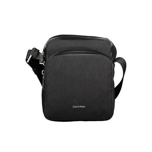Calvin Klein Black Polyester Men Shoulder Bag Calvin Klein