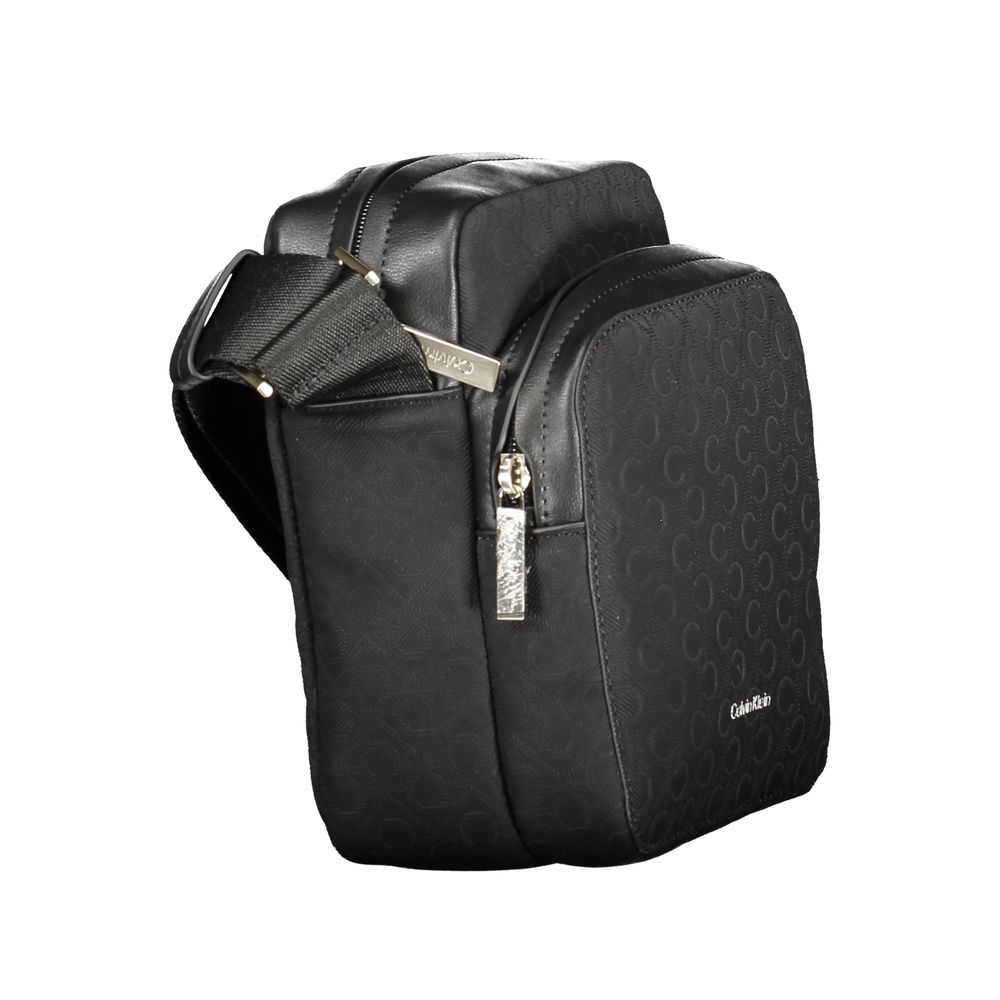 Calvin Klein Black Polyester Men Shoulder Bag Calvin Klein