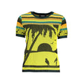 Desigual Giallo Viscosa Women's Sweater Desigual