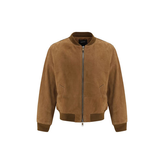 Yves Salomon Suede Bomber Jacket Yves Salomon