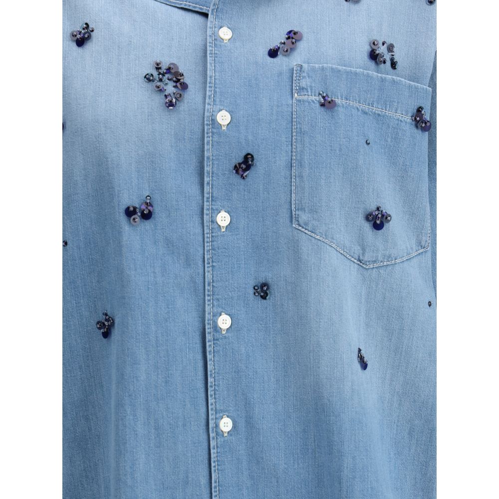 Fabiana Filippi Short sleeve denim Shirt Fabiana Filippi