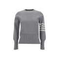 Thom Browne Gray Wool Oves Aries Sweatshirt Thom Browne