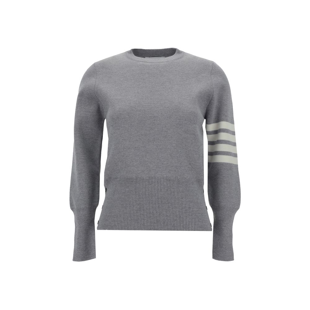 Thom Browne Gray Wool Oves Aries Sweatshirt Thom Browne