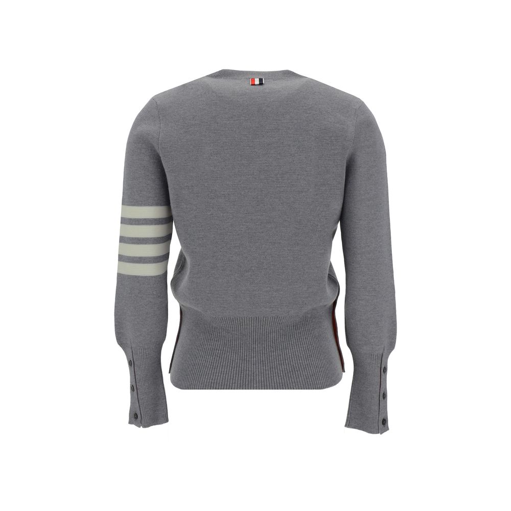 Thom Browne Gray Wool Oves Aries Sweatshirt Thom Browne