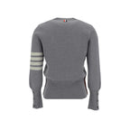 Thom Browne Gray Wool Oves Aries Sweatshirt Thom Browne