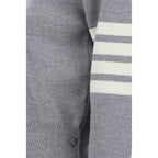 Thom Browne Gray Wool Oves Aries Sweatshirt Thom Browne