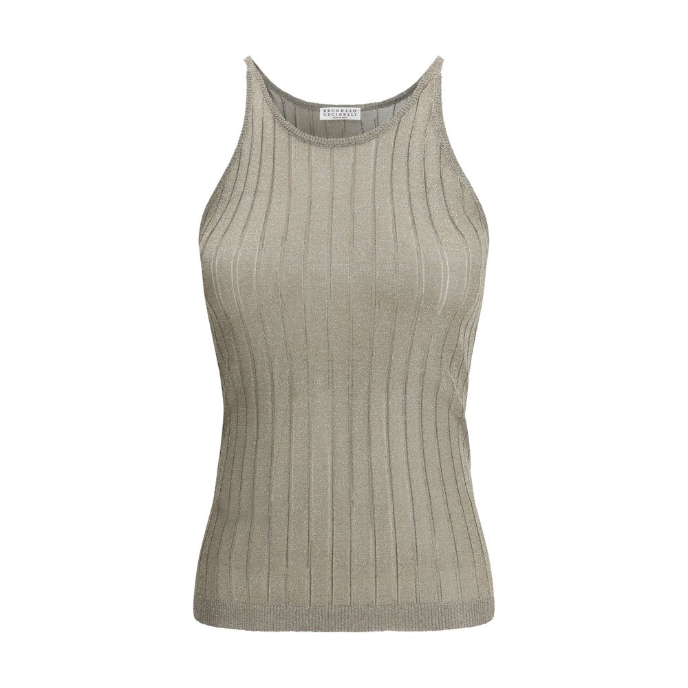 Brunello Cucinelli Lurex Tank Top Brunello Cucinelli