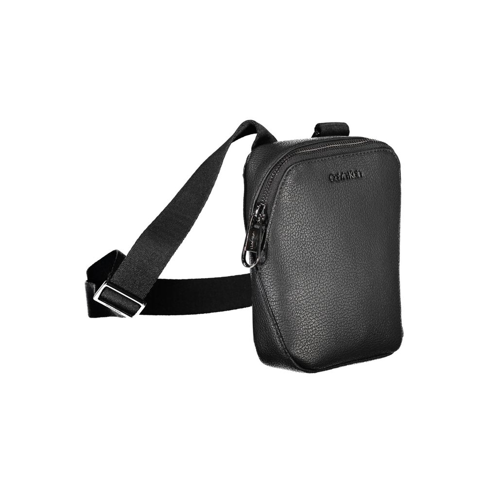 Calvin Klein Sleek Black Shoulder Bag with Logo Detail Calvin Klein