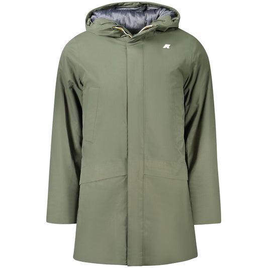 K-WAY Green Polyester Men Jacket K-WAY