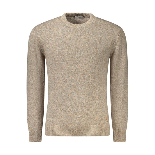 Guess Jeans Beige Cotton Men Sweater Guess Jeans