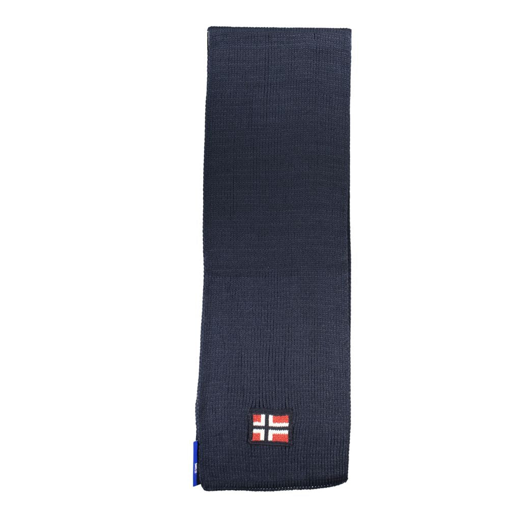 Norway 1963 Blue Marabou Men Scarf Norway 1963