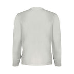 White cotton Napapijri men's T-shirt with a classic fit and short sleeves, featuring the Napapijri logo on the chest.