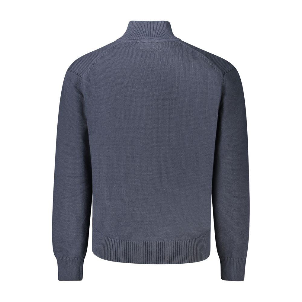 Guess Jeans Blue Cotton Men Sweater Guess Jeans