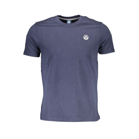 North Sails Blu Cotton Men T-Shirt North Sails