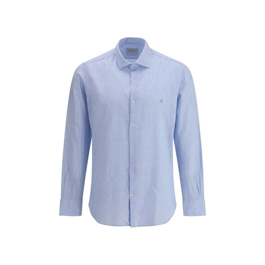 Brooksfield Cotton and linen Shirt Brooksfield