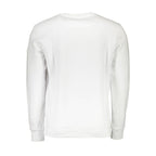 North Sails Bianco Cotton men's sweatshirt showing a classic crewneck design in white fabric.