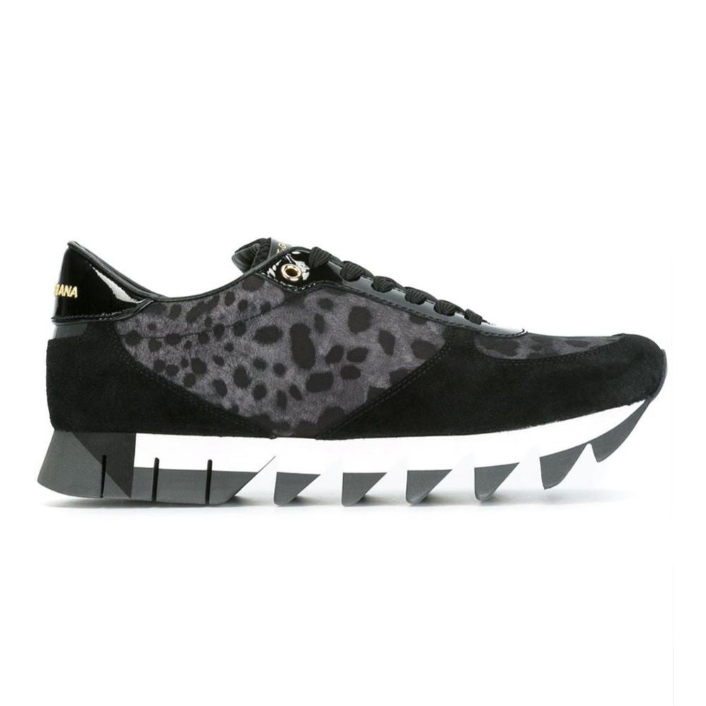 Dolce & Gabbana Black Calfskin Sneaker Dolce & Gabbana