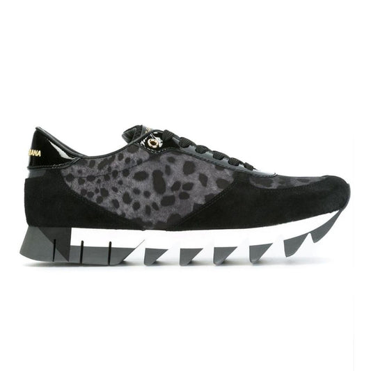 Dolce & Gabbana Black Calfskin Sneaker Dolce & Gabbana