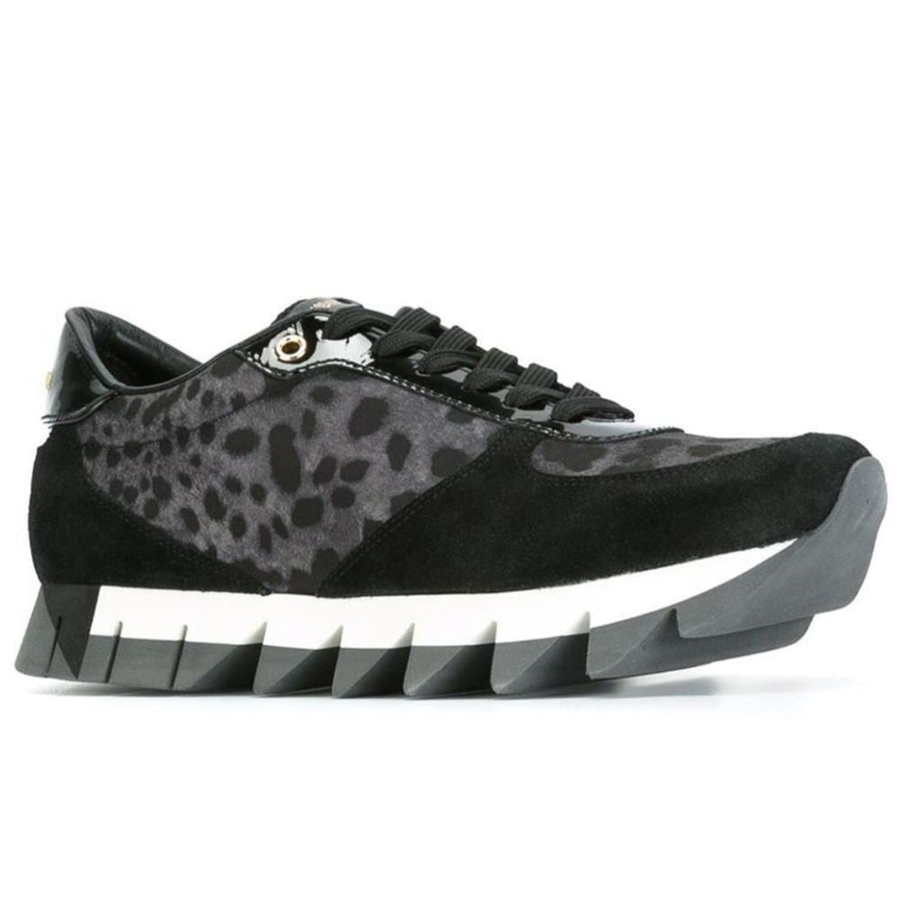 Dolce & Gabbana Black Calfskin Sneaker Dolce & Gabbana