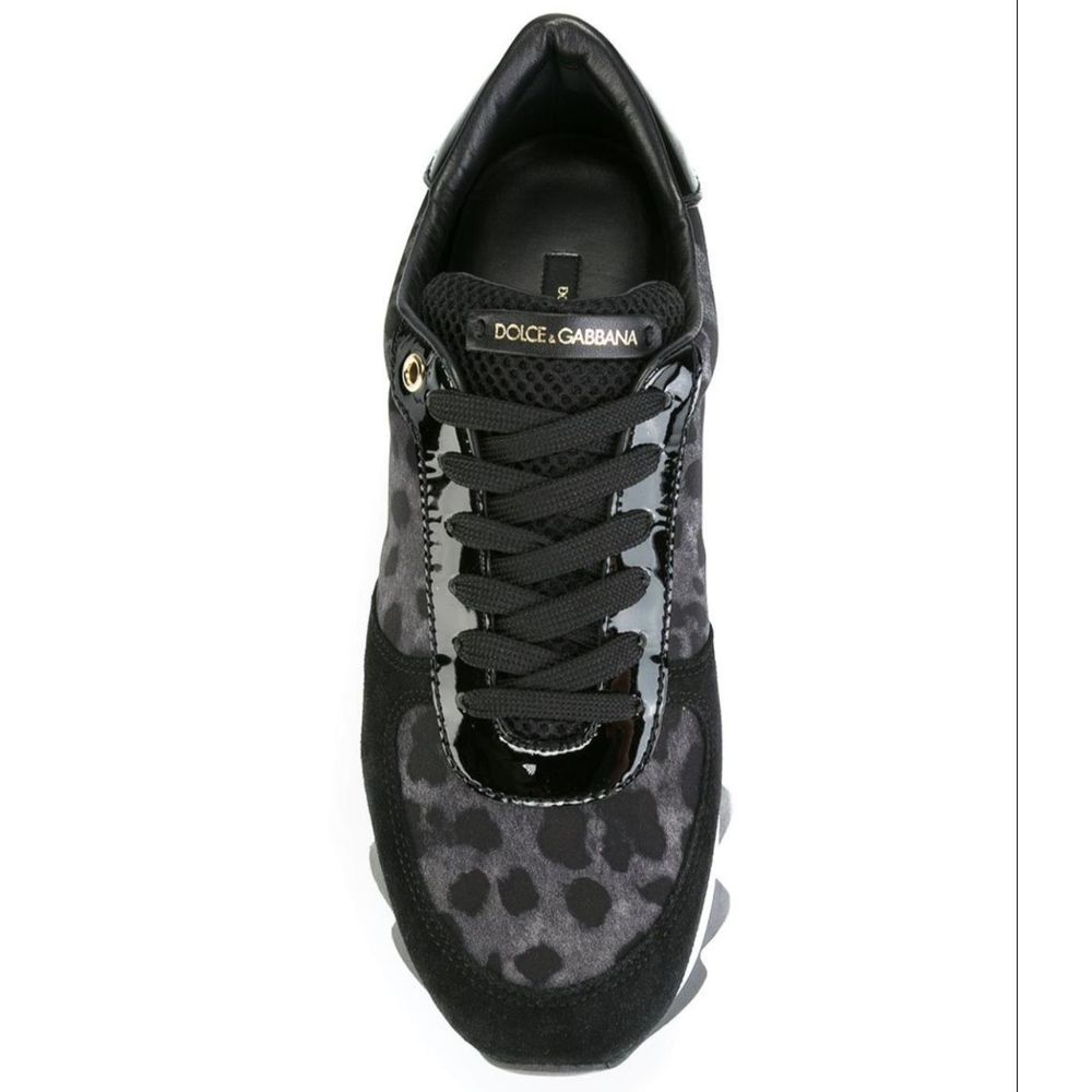 Dolce & Gabbana Black Calfskin Sneaker Dolce & Gabbana