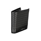 Calvin Klein Nero leather men's wallet with multiple card slots and a sleek, minimalist design.