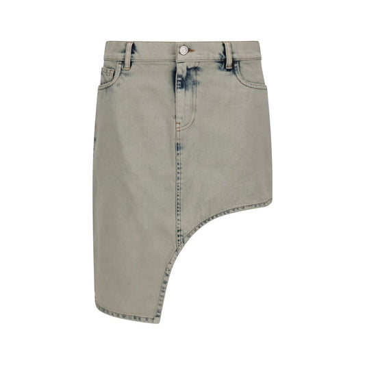 Coperni Asymmetric denim Miniskirt Coperni