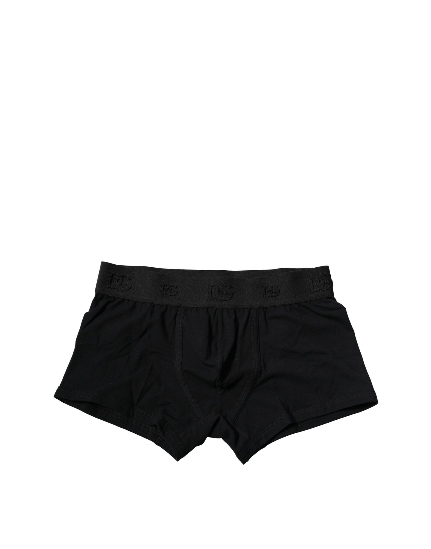 Dolce & Gabbana Black Cotton Stretch Regular Boxer Underwear Dolce & Gabbana