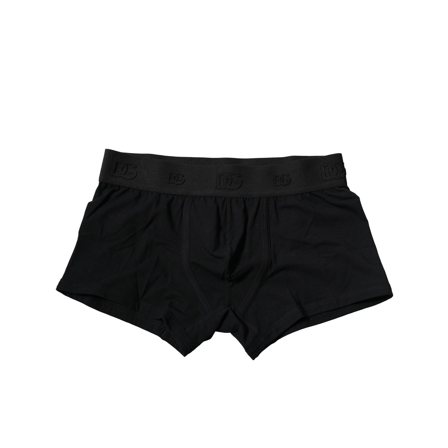 Dolce & Gabbana Black Cotton Stretch Regular Boxer Underwear Dolce & Gabbana