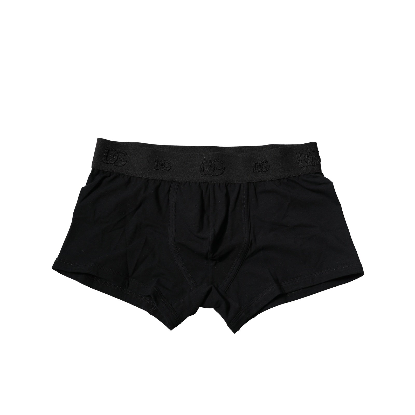 Dolce & Gabbana Black Cotton Stretch Regular Boxer Underwear Dolce & Gabbana