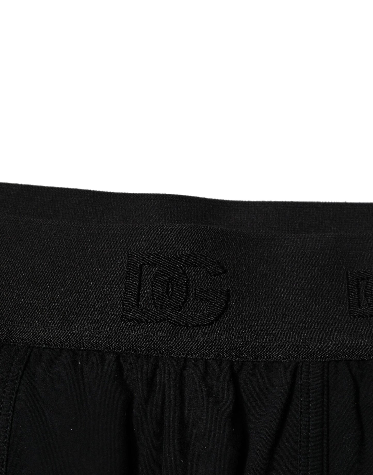 Dolce & Gabbana Black Cotton Stretch Regular Boxer Underwear Dolce & Gabbana