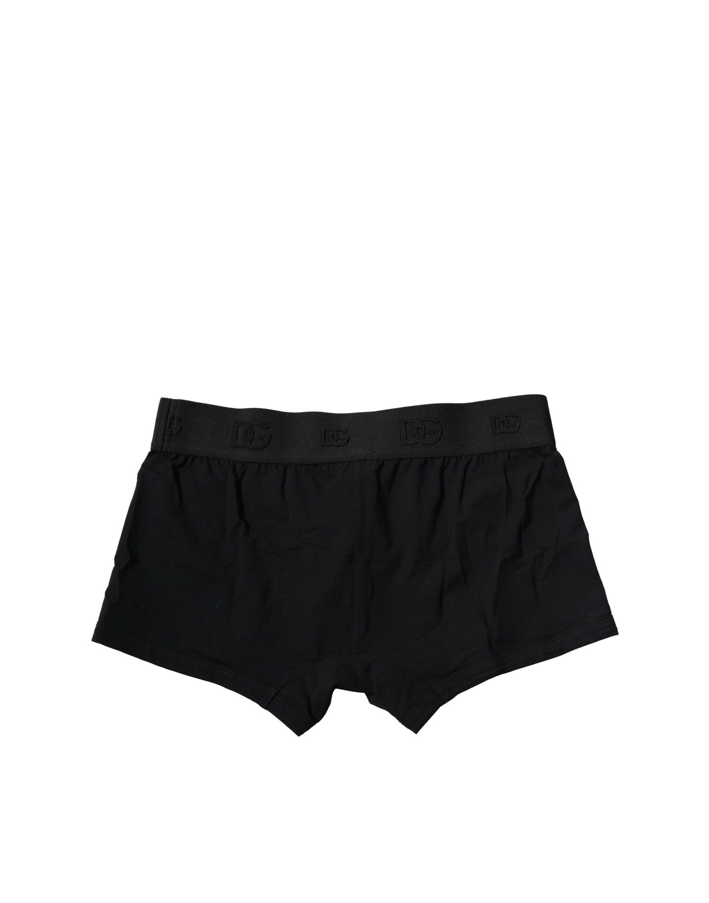 Dolce & Gabbana Black Cotton Stretch Regular Boxer Underwear Dolce & Gabbana