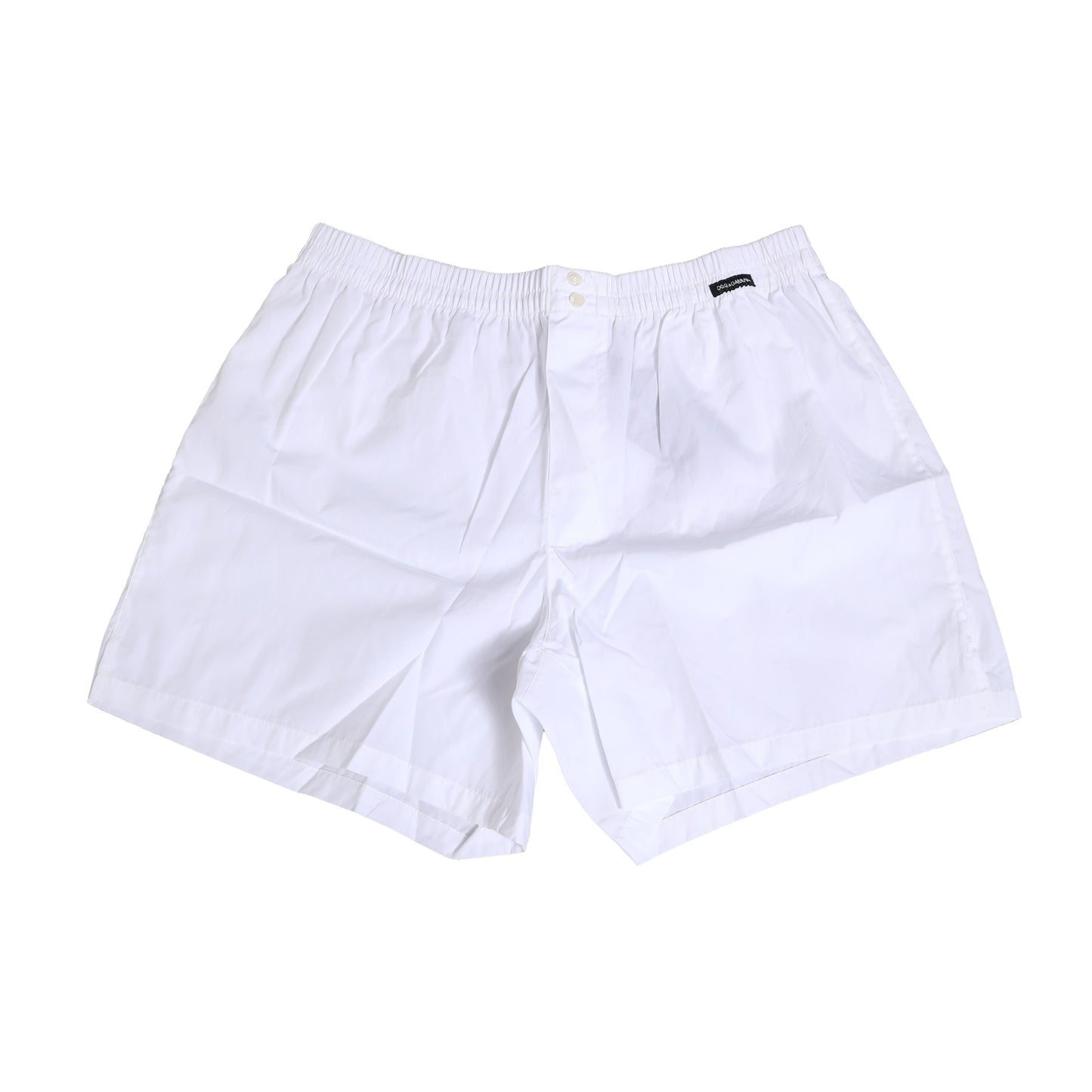 Dolce & Gabbana White Cotton Regular Boxer Shorts Underwear Dolce & Gabbana
