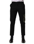 Dolce & Gabbana Black Cotton Cargo Dress Men Pants - Eljoys Fashion 