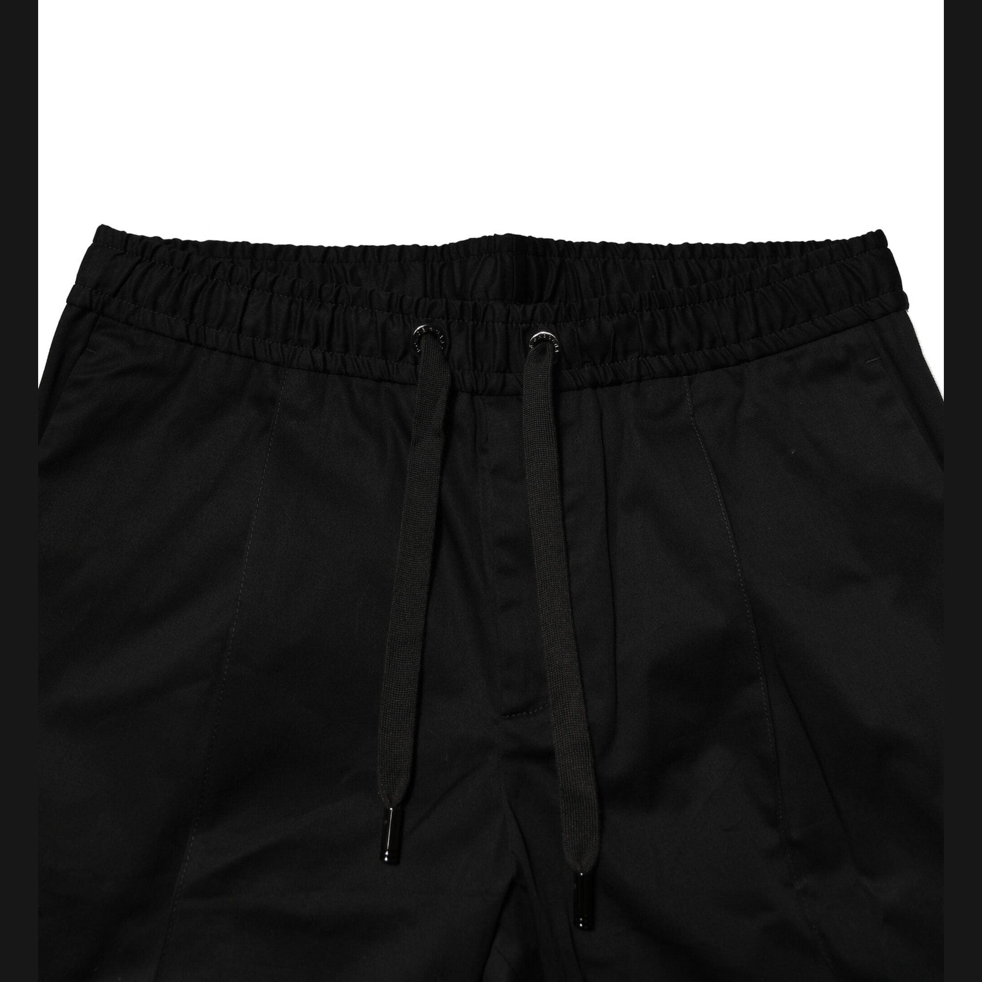 Dolce & Gabbana Black Cotton Mid Waist Jogger Pants